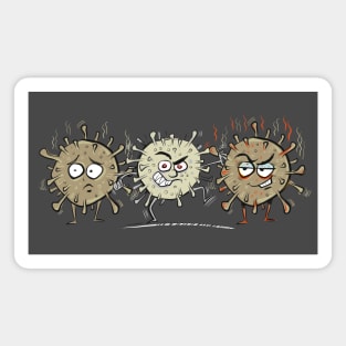Ugly Virus Line Up Magnet